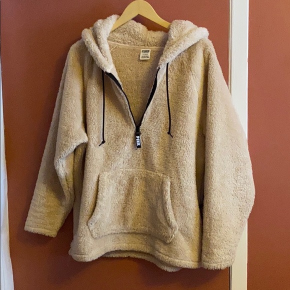 PINK Teddy Bear Peach Sweater - Picture 6 of 6